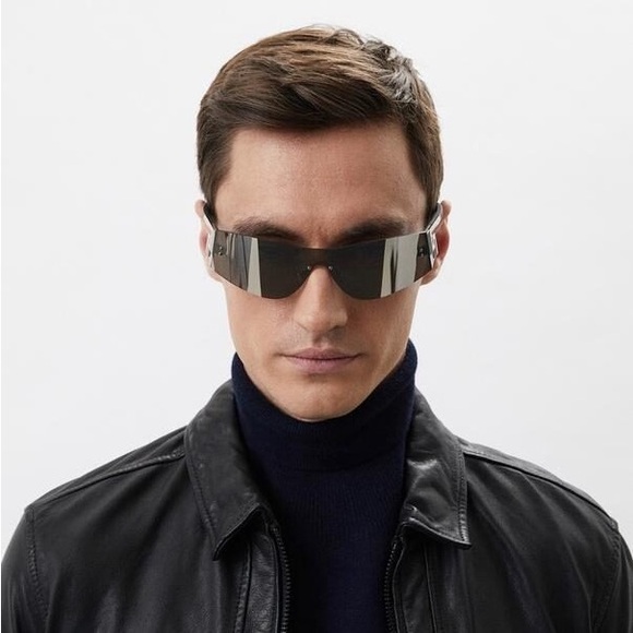 NWT Versace Men’s Shield Sunglasses - Picture 1 of 6